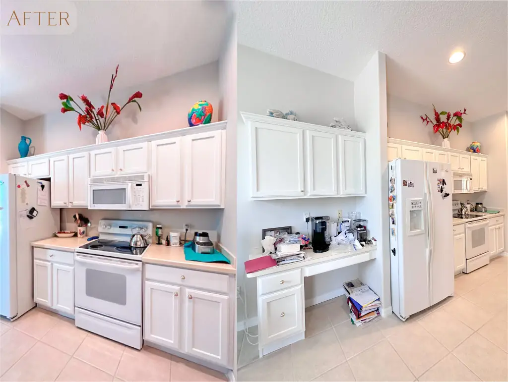 Cabinet Refinishing in White